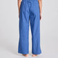 Pantaloni Thilde in popeline di cotone biologico GOTS azzurro chiaro