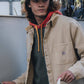 Cappellino cinque pannelli in nylon idrorepellente verde oliva scuro