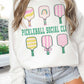 Felpa oversize Pickleball Social Club con stampa grafica