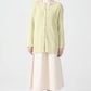 Cardigan lungo con bottoni color crema