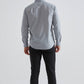 Camicia comfort grigia facile da stirare