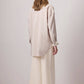 Camicia oversize con applicazioni floreali 3D