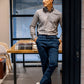 Camicia Oxford grigia antimacchia