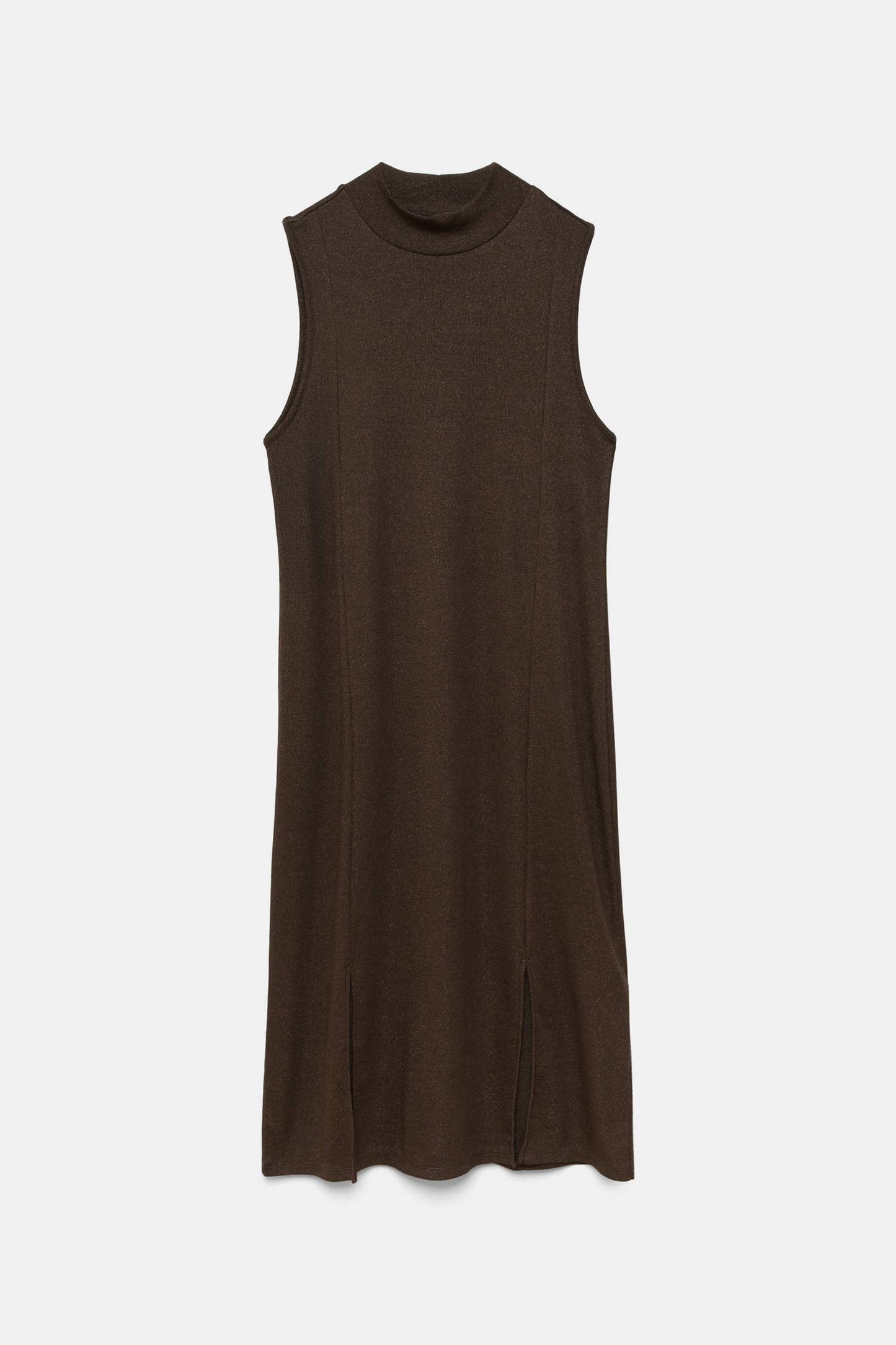 Abito midi con dettagli metallici e cut-out