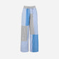 Pantaloni Raissa Blu a Patchwork
