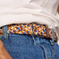 Cintura elastica intrecciata multicolore Cap Town