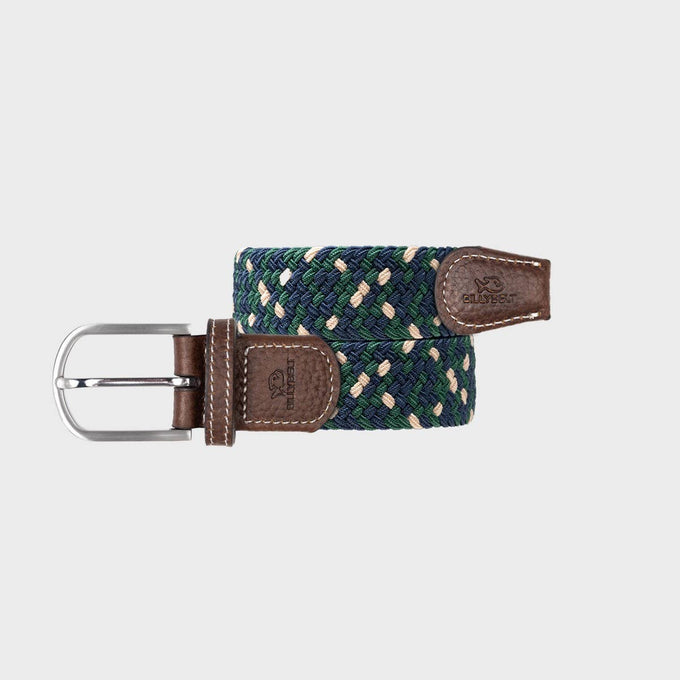 Cintura intrecciata elastica multicolore