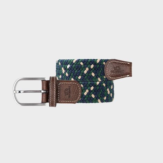 Cintura intrecciata elastica multicolore