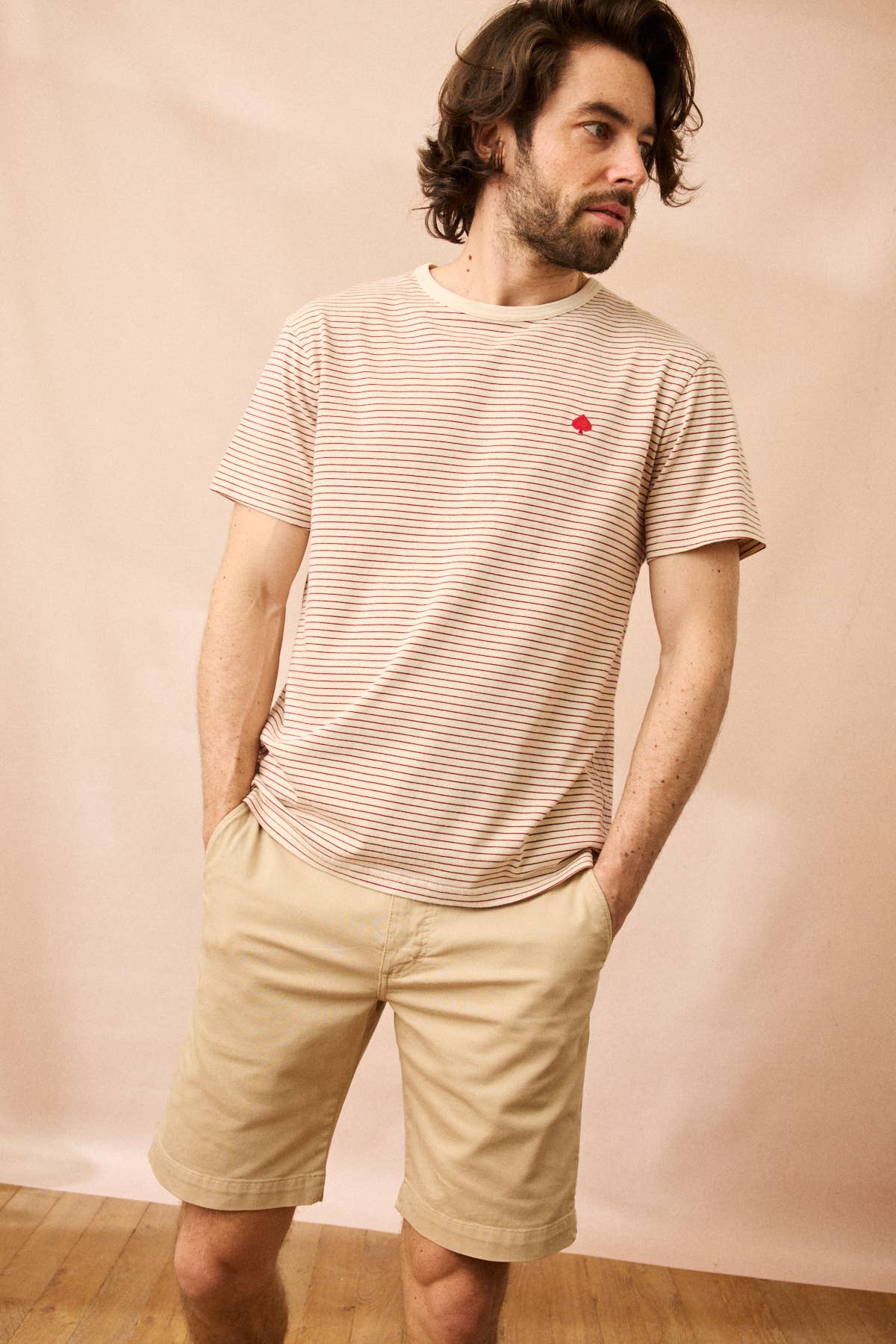 Bermuda chino Miami beige da uomo