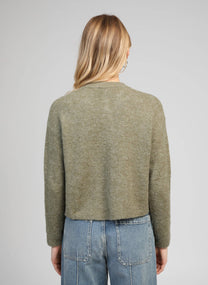 Cardigan in maglia Letiana verde tiglio