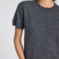 Maglia in cashmere a maniche corte Ellia grigio scuro mélange