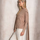 Maglione in maglia con sciarpa abbinata