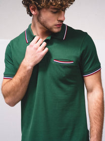 Polo in piqué con taschino