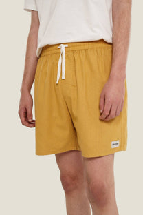 Short in lino oro unisex