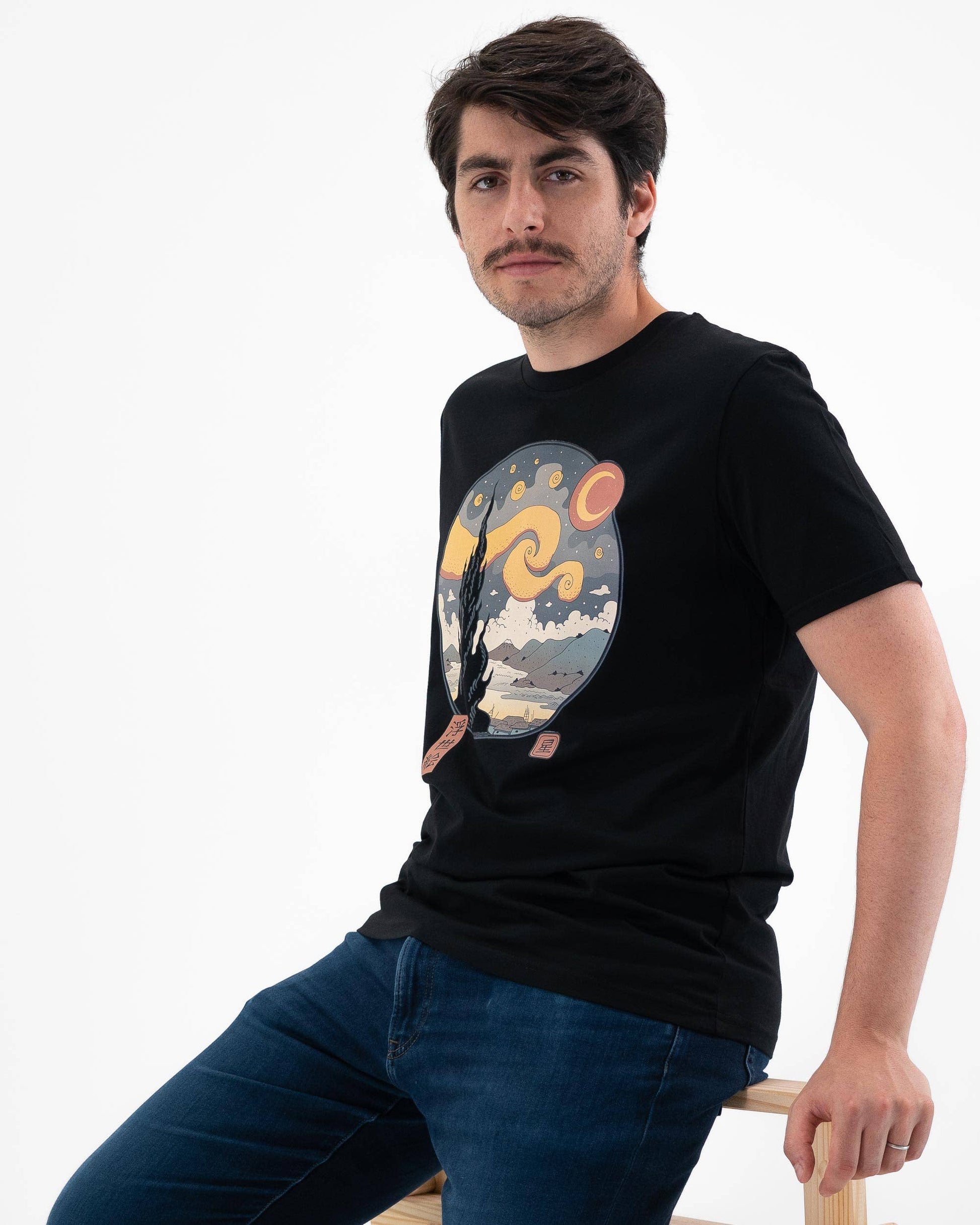 T-shirt La Notte Stellata in cotone biologico