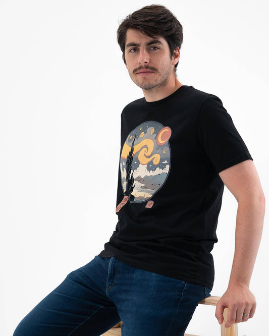 T-shirt La Notte Stellata in cotone biologico