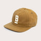 Cappellino in tela cerata con logo ricamato