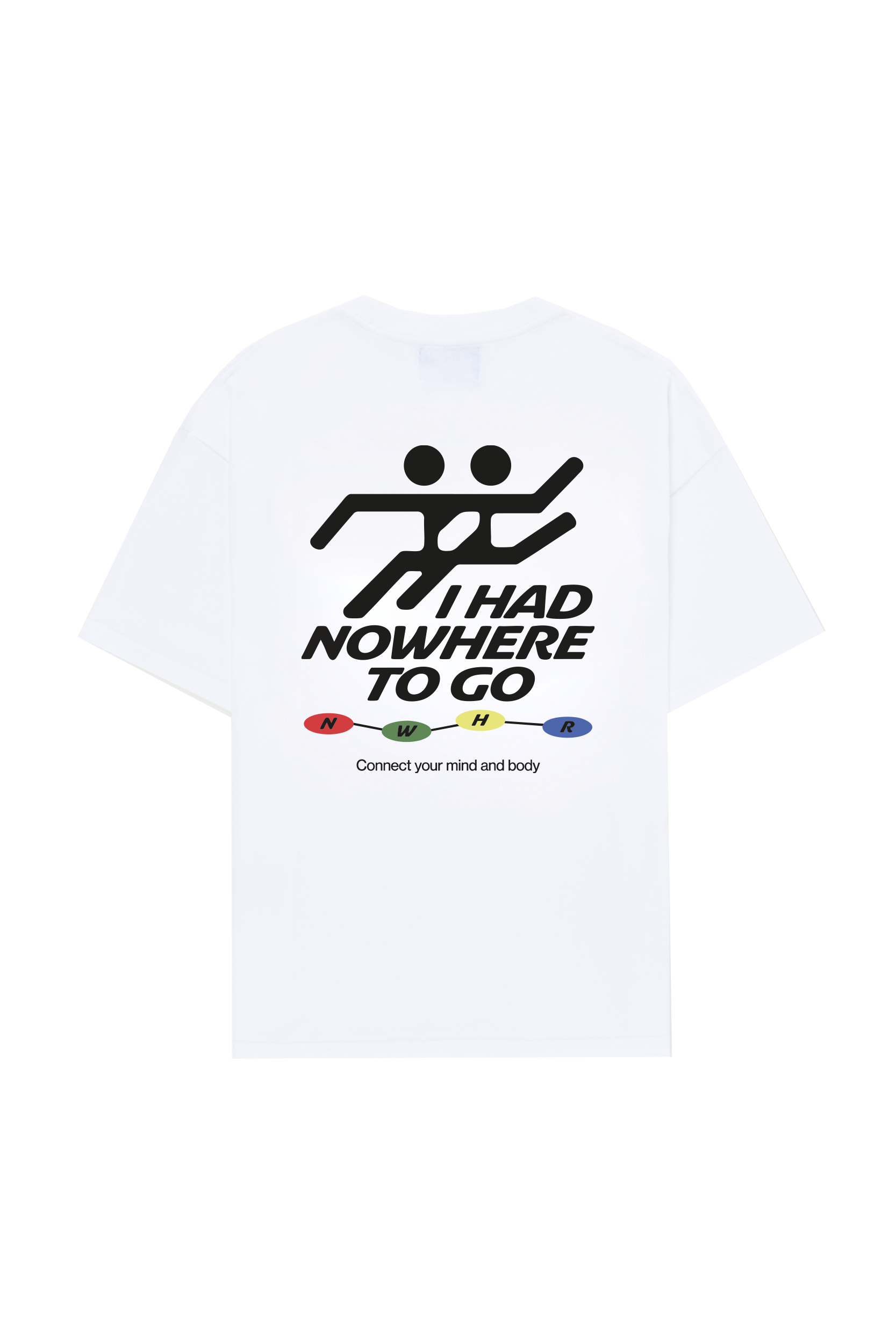 T-shirt oversize Nowhere to Go in cotone organico