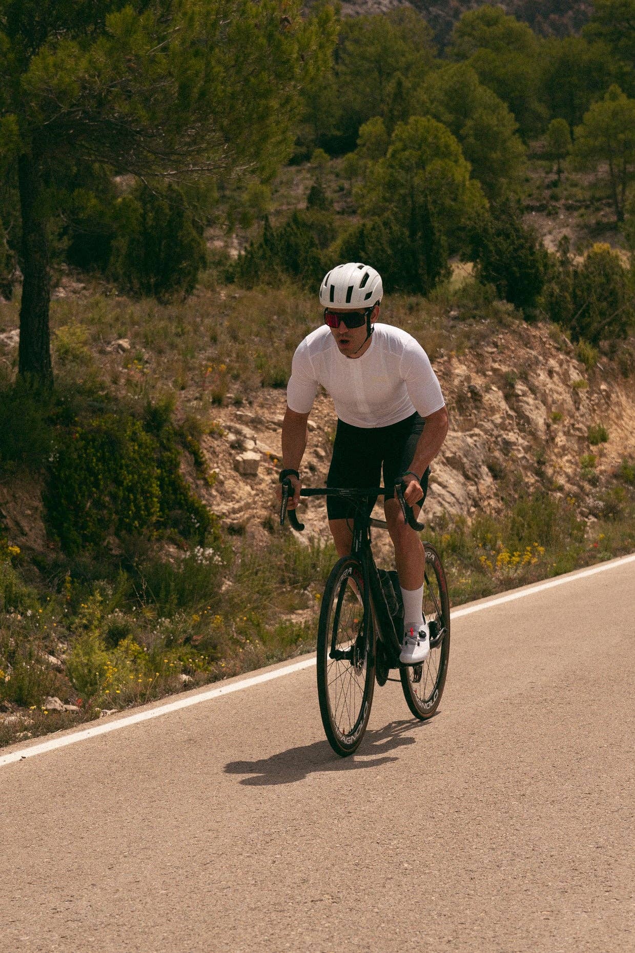 Maglia ciclismo bianca Series 3