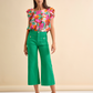 Blusa Florida in viscosa con stampa floreale