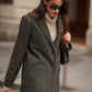 Blazer pied-de-poule classico da donna