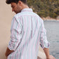 Camicia a righe in cotone biologico Jakarta Transat