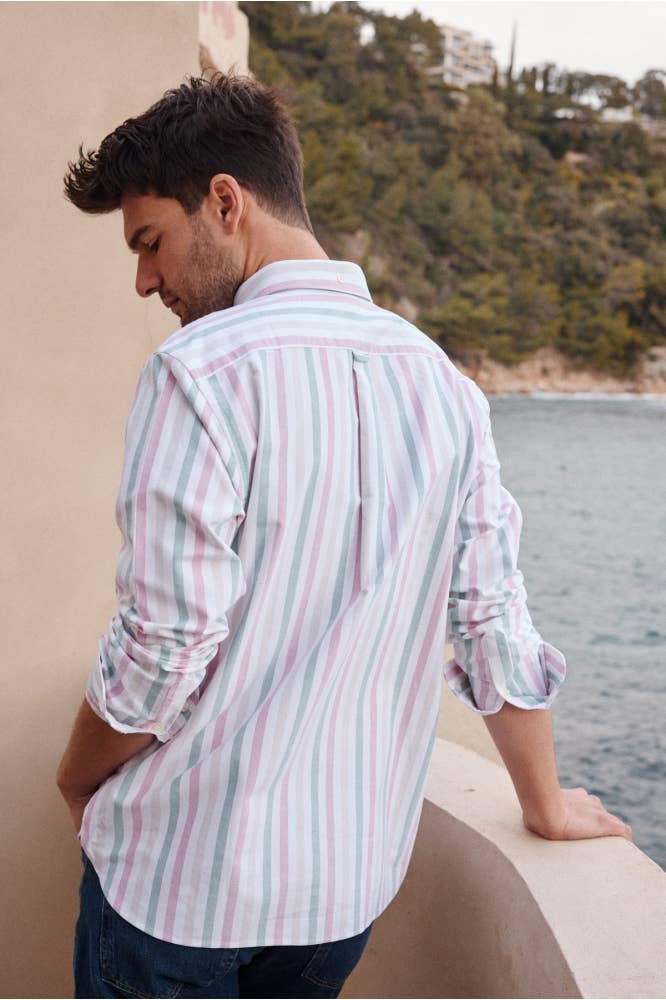 Camicia a righe in cotone biologico Jakarta Transat
