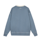 Felpa girocollo old school bicolor blu e beige