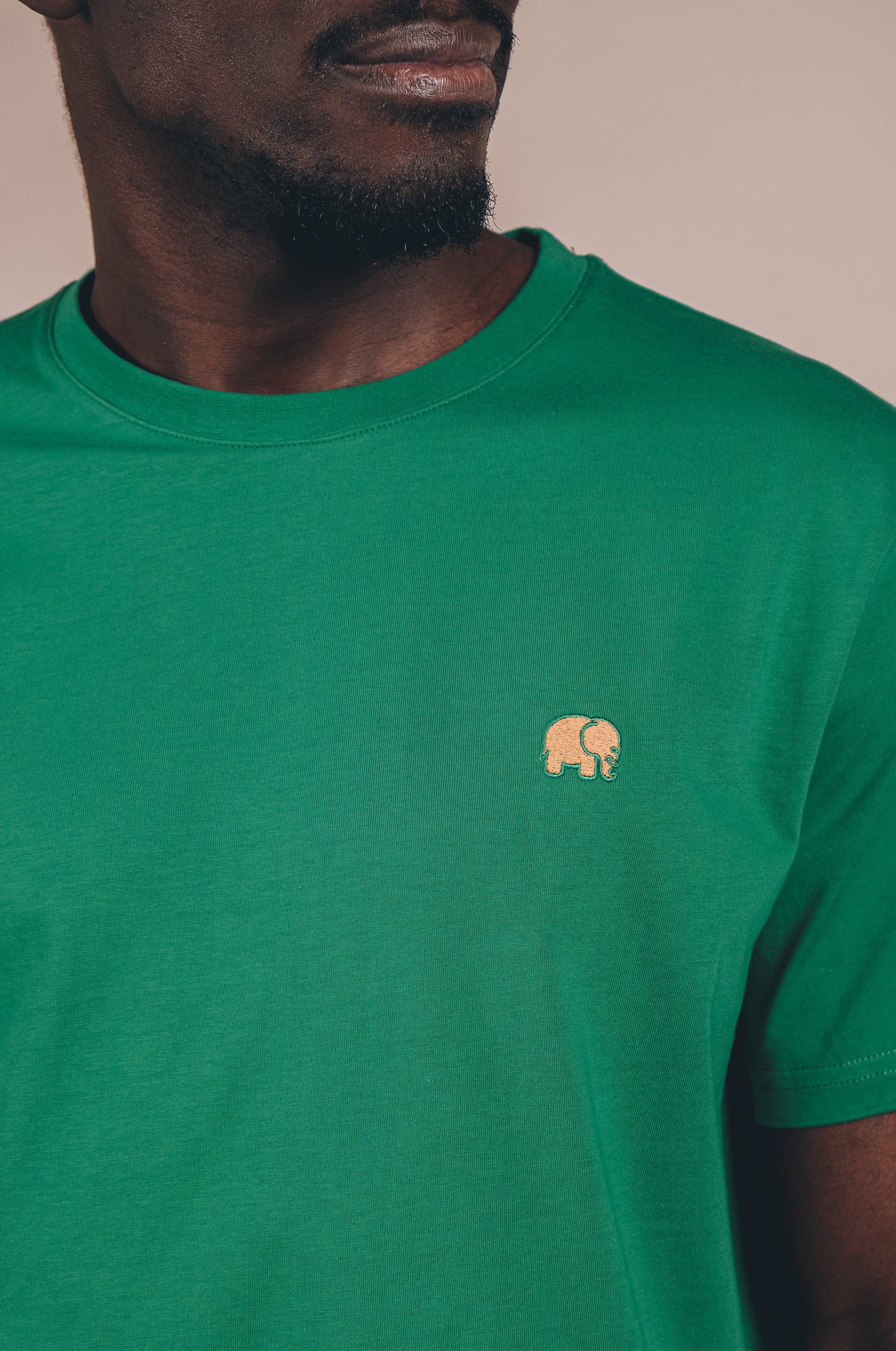 T-shirt Essential in Cotone Organico Verde Bosforo