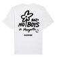 T-shirt Margherita in cotone organico con stampa