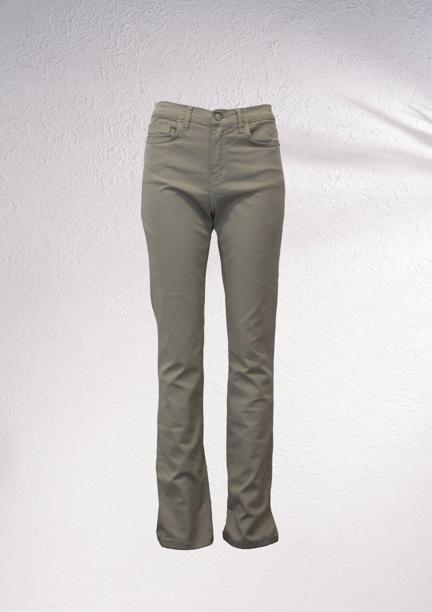 Pantaloni dritti a vita alta regular fit