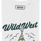 T-shirt grafica Wild West con stampa Tipi