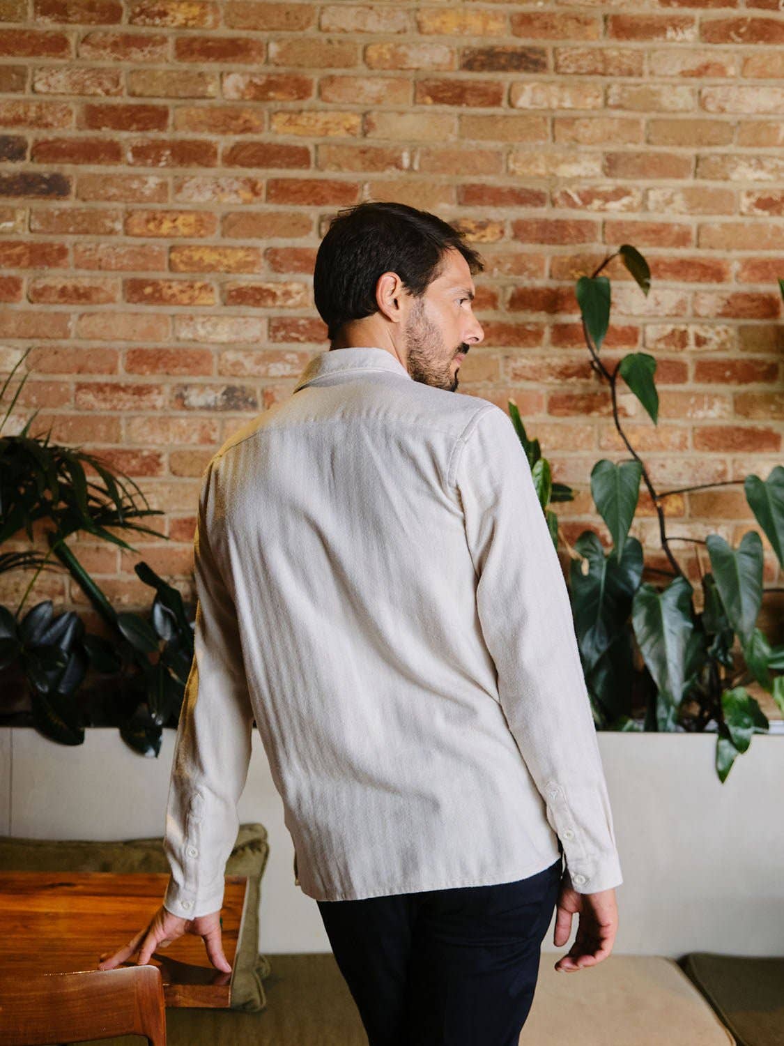 Camicia in flanella Neve Nature in cotone biologico
