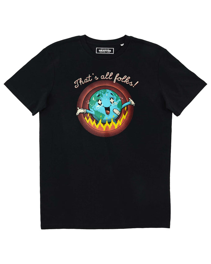 T-shirt unisex in cotone biologico con stampa Planet Humor