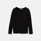 Cardigan in Maglia Rasata con Scollo a V