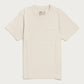 T-shirt con taschino in cotone riciclato avorio