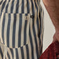 Costume da bagno uomo a righe blu cobalto