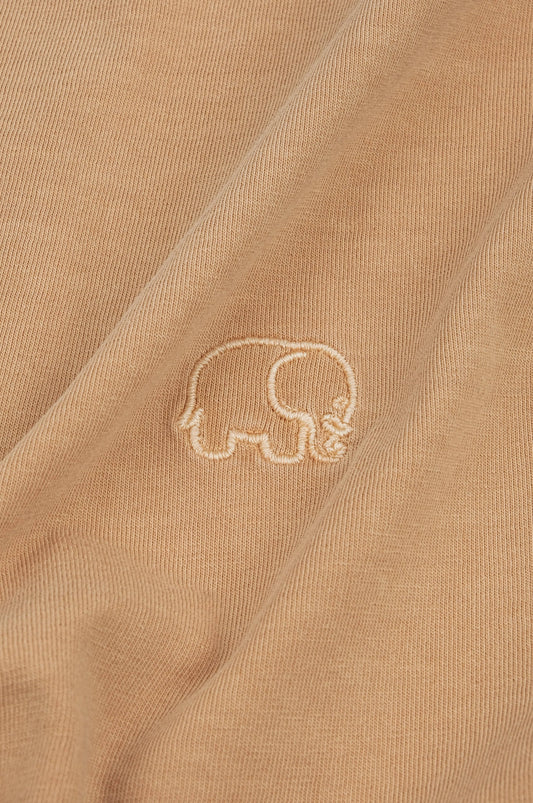 T-shirt Essential pigmentata Cuban Sand in cotone biologico