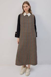 Giacca in tweed con colletto a camicia