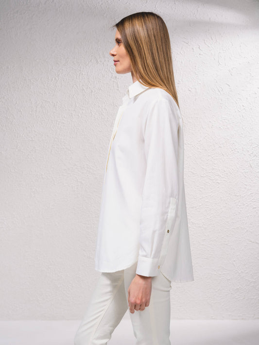 Camicia in popeline di cotone