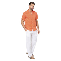 Camicia estiva a manica corta in voile di cotone