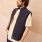 Gilet imbottito Ami Marine in pile di cotone