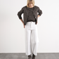 Giacca cardigan in mesh a quadri Chadrez