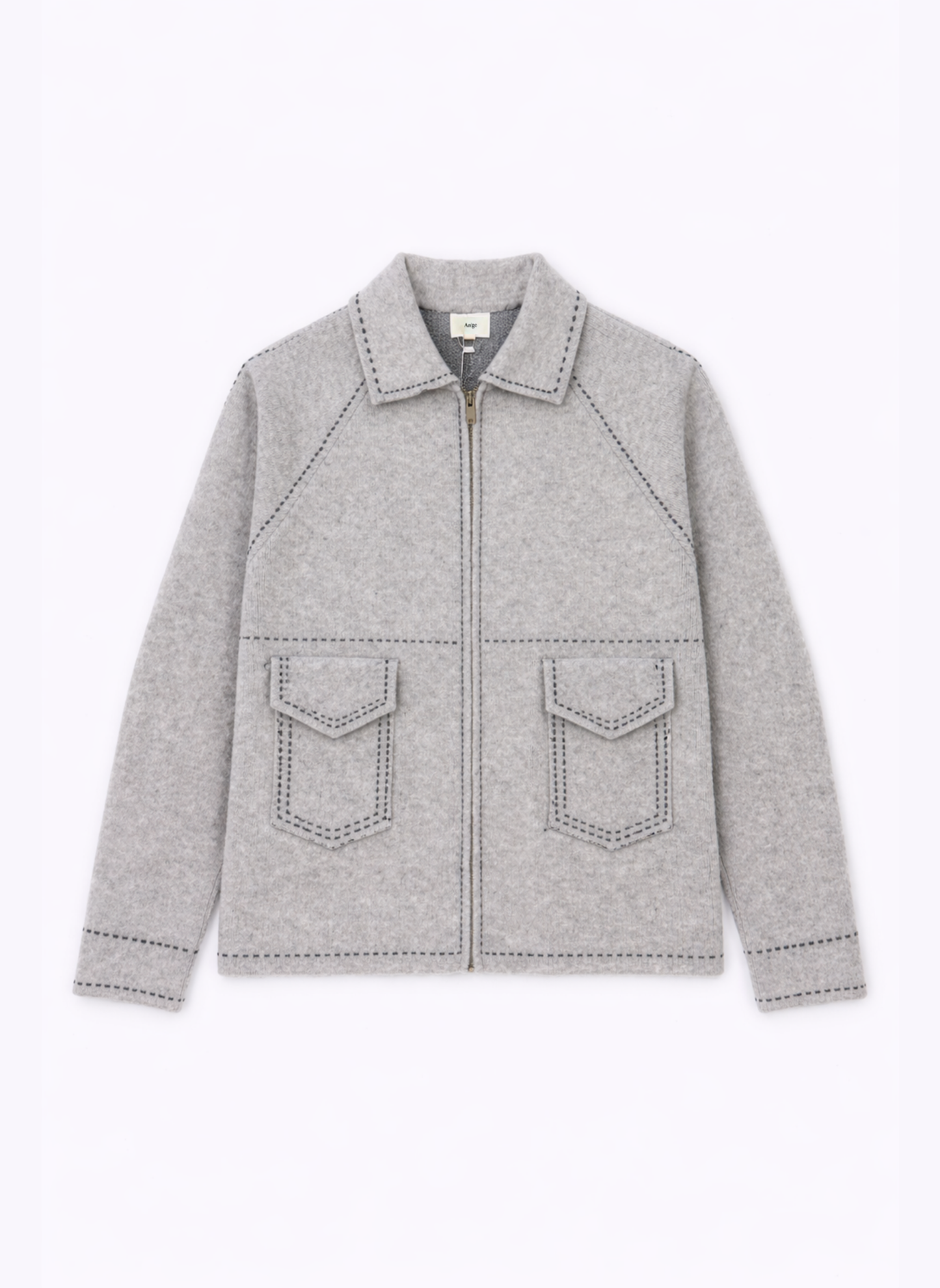 Giacca Niba in lino con zip