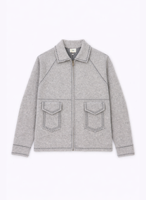 Giacca Niba in lino con zip