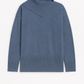 Maglia in Lana e Cashmere con Collo a Cascata