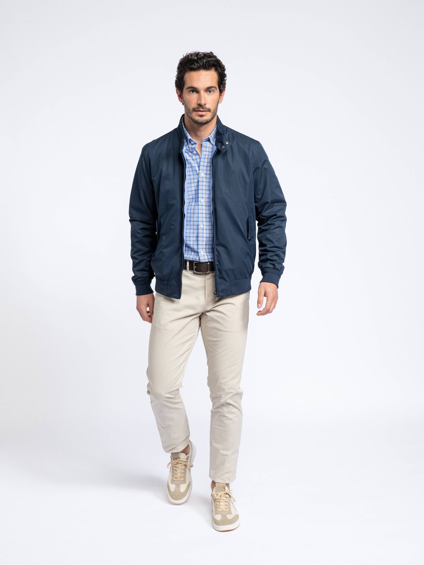 Giacca bomber leggera con zip