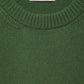 Gilet in maglia rasata con scollo rotondo