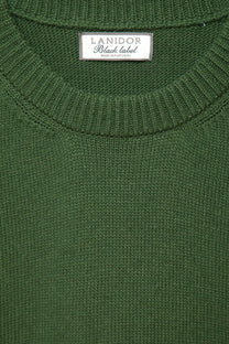 Gilet in maglia rasata con scollo rotondo
