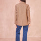 Giacca sartoriale a quadri in misto lana Gustin